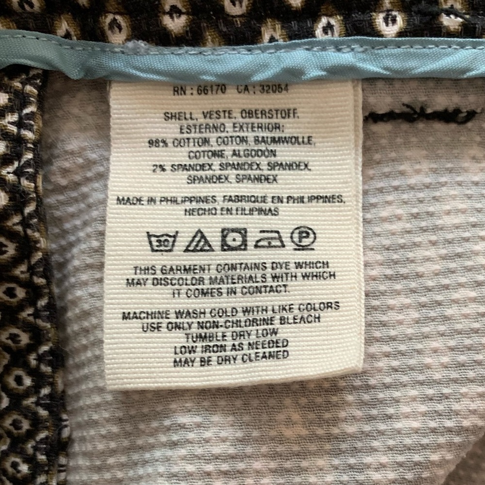 Anthropologie Sarah Print High Rise Shorts - Picture 7 of 7